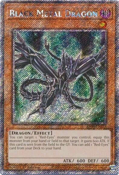 Black Metal Dragon [RA04-EN016] Platinum Secret Rare