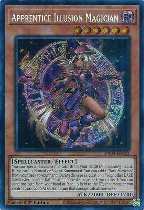 Apprentice Illusion Magician [RA04-EN023] Secret Rare