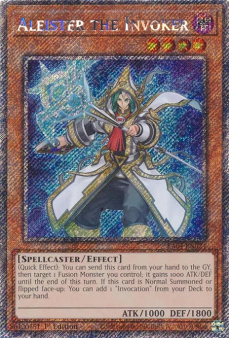 Aleister the Invoker (Alternate Art) [RA04-EN024] Platinum Secret Rare