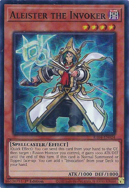 Aleister the Invoker (Alternate Art) [RA04-EN024] Super Rare