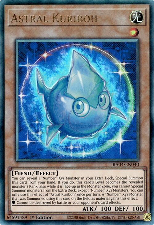 Astral Kuriboh [RA04-EN040] Prismatic Ultimate Rare
