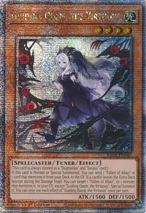Guiding Quem, the Virtuous [RA04-EN043] Quarter Century Secret Rare