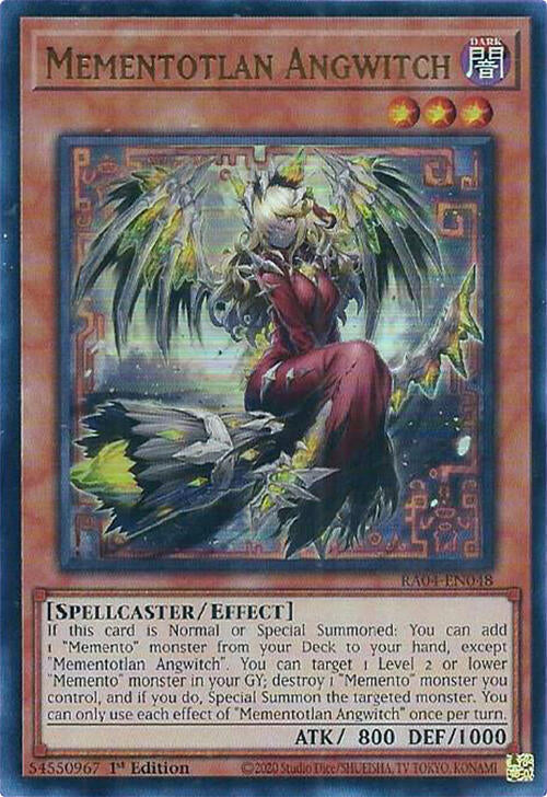 Mementotlan Angwitch [RA04-EN048] Ultra Rare
