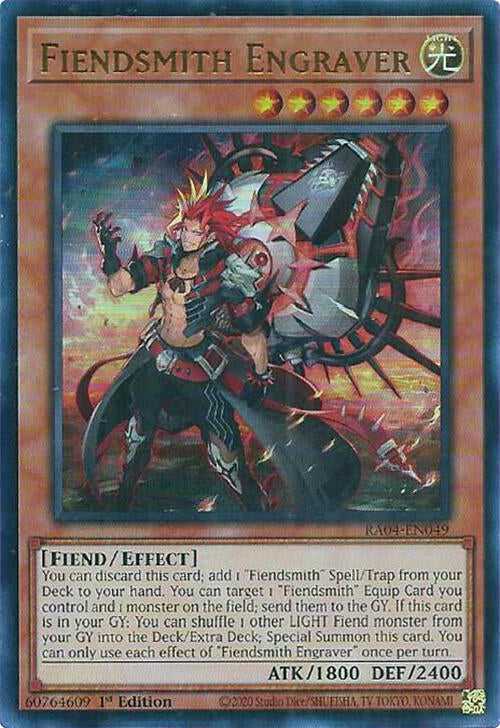 Fiendsmith Engraver [RA04-EN049] Ultra Rare