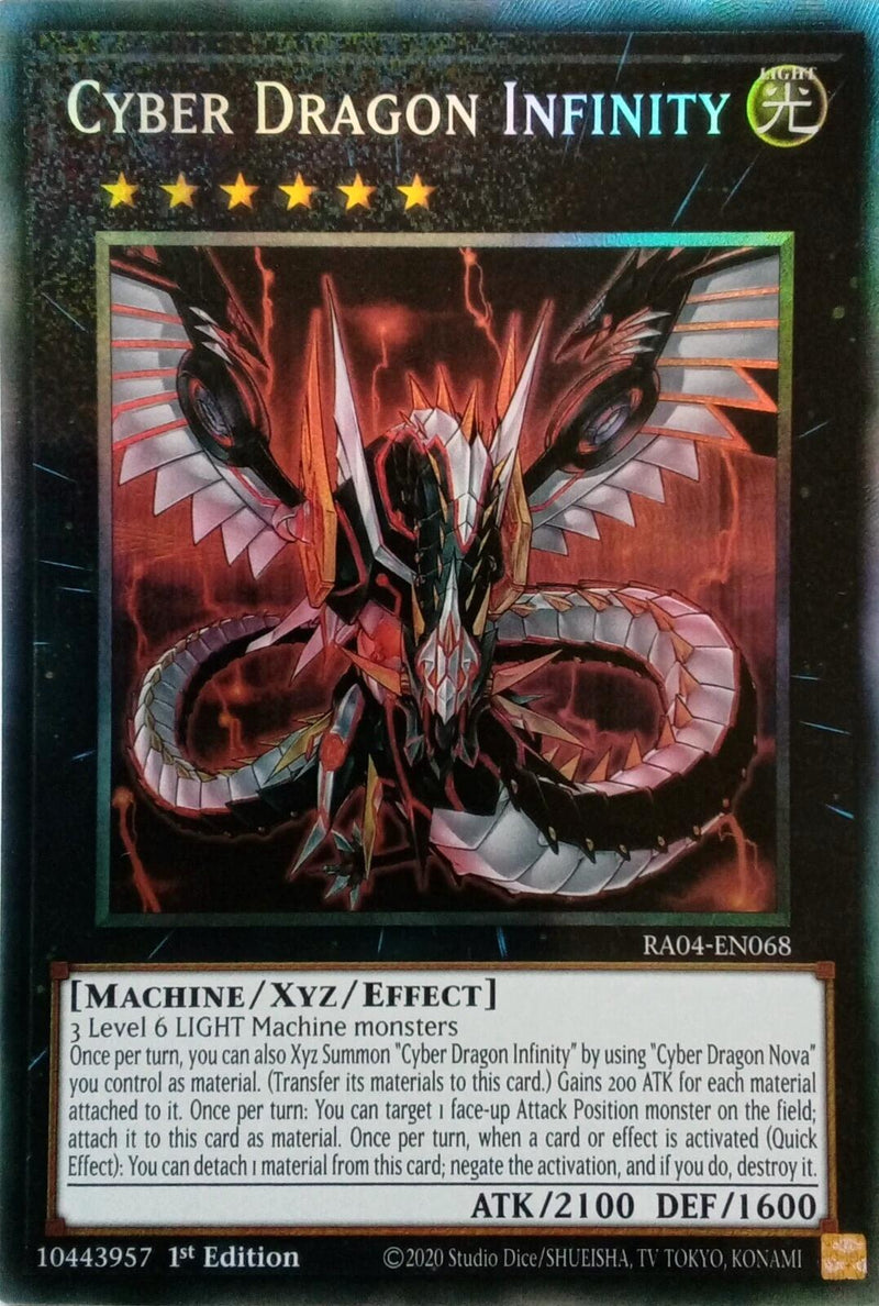 Cyber Dragon Infinity [RA04-EN068] Prismatic Collector's Rare