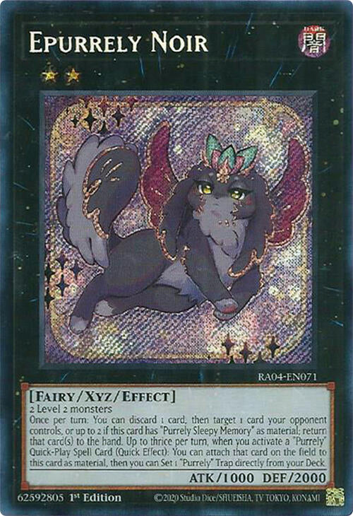 Epurrely Noir [RA04-EN071] Secret Rare