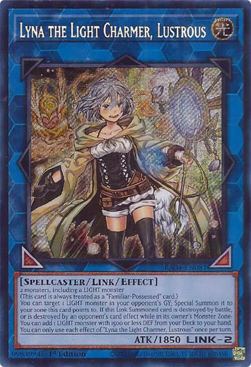 Lyna the Light Charmer, Lustrous [RA04-EN081] Secret Rare