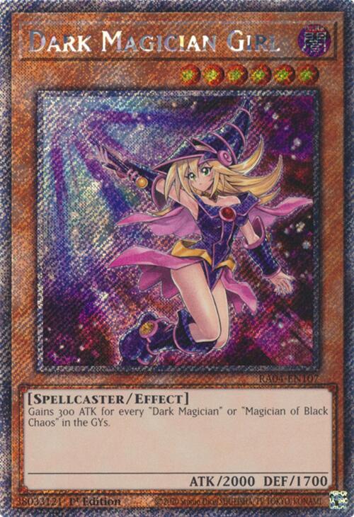Dark Magician Girl (7th Art) [RA04-EN107] Platinum Secret Rare