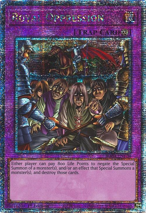 Royal Oppression [RA04-EN120] Quarter Century Secret Rare