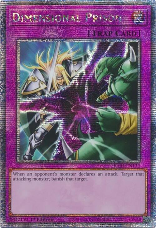 Dimensional Prison [RA04-EN132] Quarter Century Secret Rare