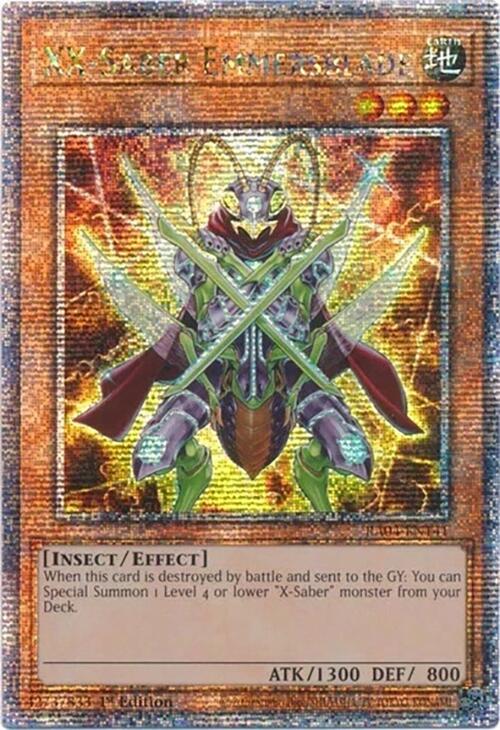 XX-Saber Emmersblade [RA04-EN141] Quarter Century Secret Rare