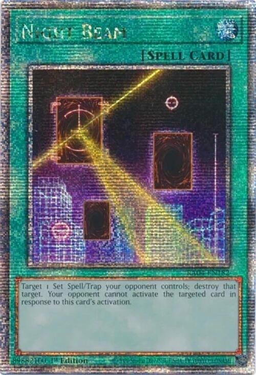 Night Beam [RA04-EN182] Quarter Century Secret Rare