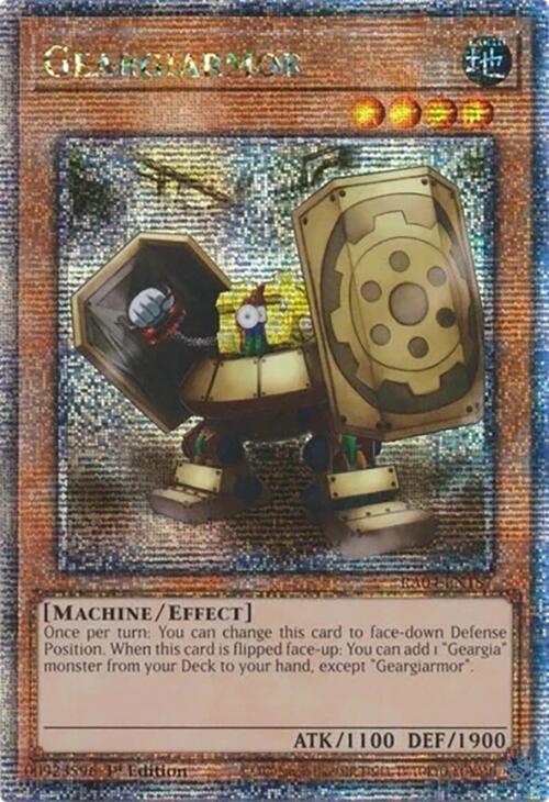 Geargiarmor [RA04-EN187] Quarter Century Secret Rare