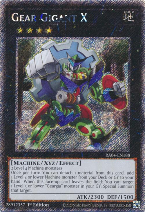 Gear Gigant X [RA04-EN188] Platinum Secret Rare