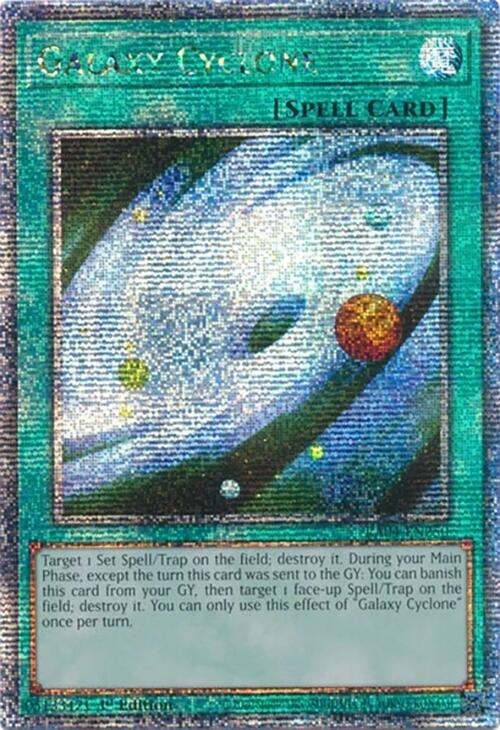 Galaxy Cyclone [RA04-EN250] Quarter Century Secret Rare