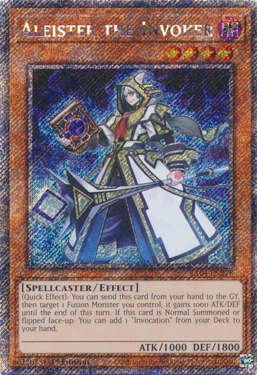 Aleister the Invoker [RA04-EN278] Platinum Secret Rare