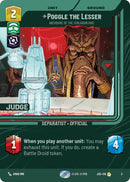 Poggle the Lesser - Archduke of the Stalgasin Hive (3) (3) [Judge Promos]
