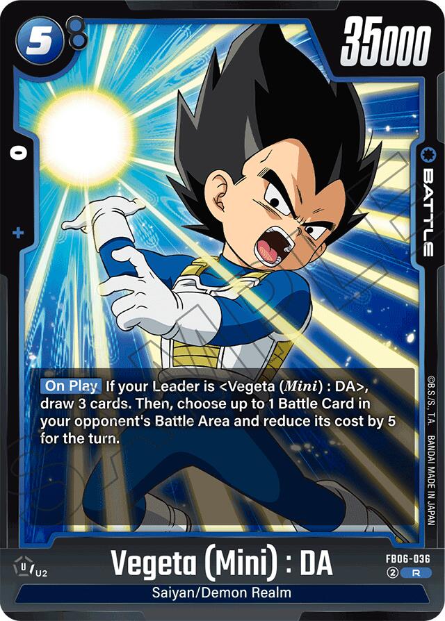 Vegeta (Mini) : DA - FB06-036 [Rivals Clash]