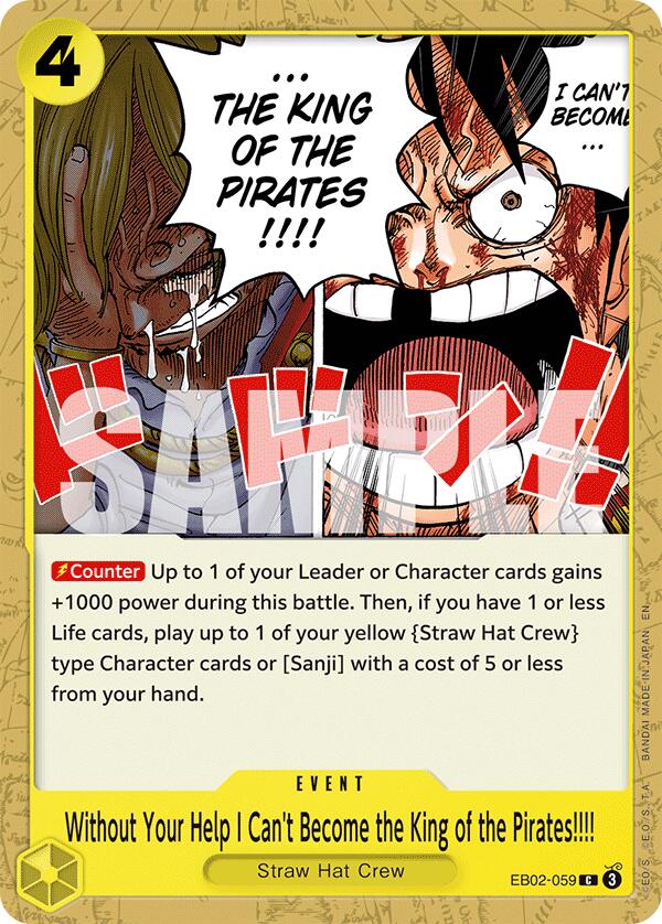 Without Your Help I Can't Become the King of the Pirates!!!! [Extra Booster: Anime 25th Collection]