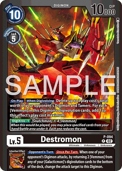 Destromon [P-094] - P-094 (Limited Card Pack -Billion Bullet-) [Limited Card Pack -Billion Bullet-]