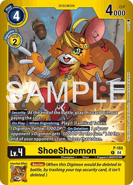 ShoeShoemon [P-165] (Limited Card Pack -Billion Bullet-) [Limited Card Pack -Billion Bullet-]