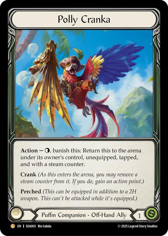 Polly Cranka (Rainbow Foil) [SEA003] (High Seas)  Rainbow Foil