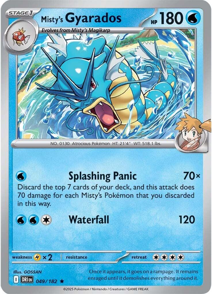 Misty's Gyarados (049/182) [Scarlet & Violet: Destined Rivals]