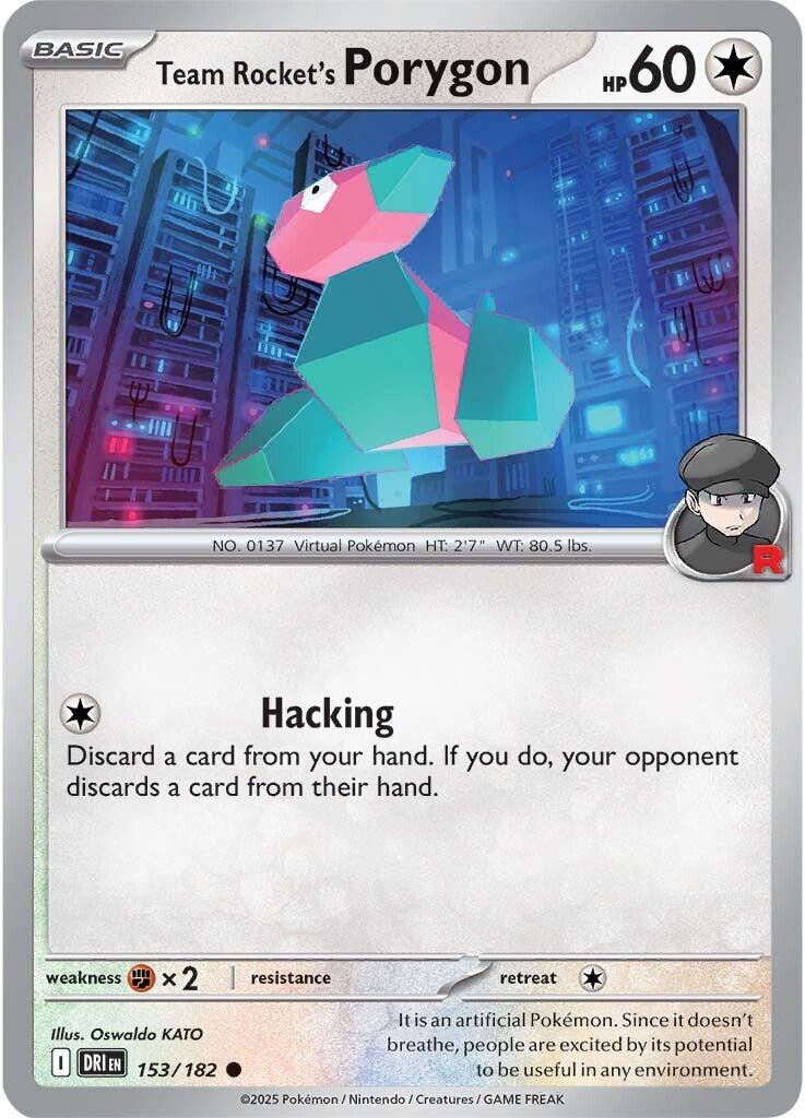 Team Rocket's Porygon (153/182) [Scarlet & Violet: Destined Rivals]