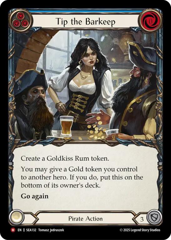 Tip the Barkeep [SEA132] (High Seas)  Rainbow Foil