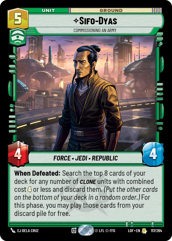 Sifo-Dyas - Commissioning An Army (117/264) (117/264) [Legends of the Force]