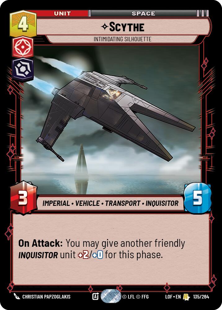 Scythe - Intimidating Silhouette (135/264) (135/264) [Legends of the Force]
