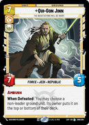 Qui-Gon Jinn - The Negotiations Will Be Short (200/264) (200/264) [Legends of the Force]