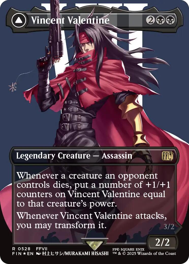 Vincent Valentine // Galian Beast (Borderless) (Surge Foil) [FINAL FANTASY]