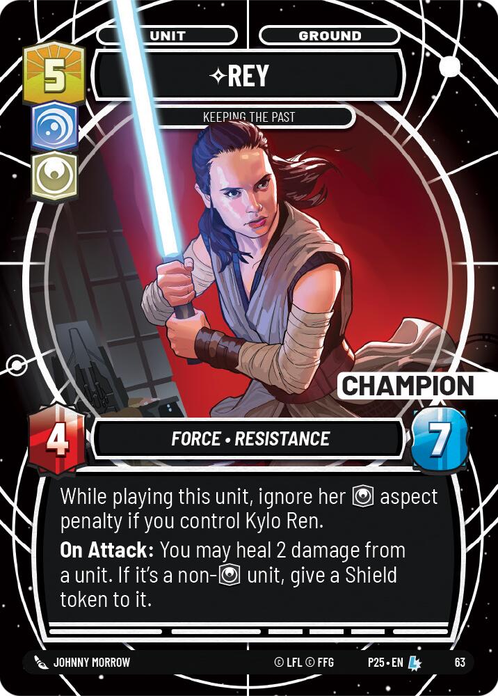 Rey (63) - Keeping the Past (Champion) (63) [Store Showdown Promos]