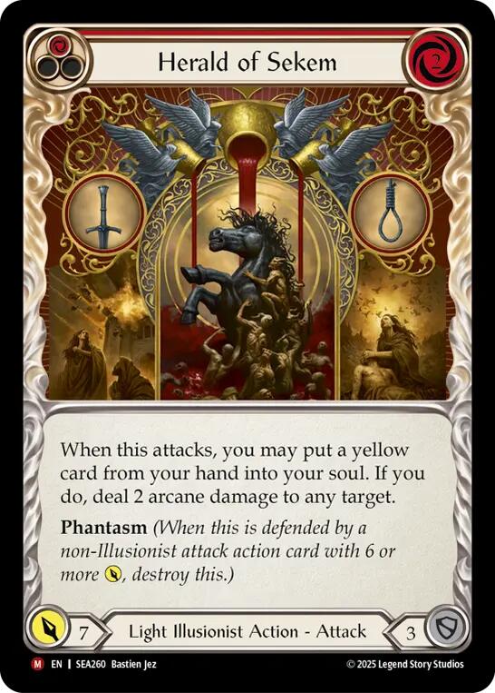 Herald of Sekem [SEA260] (High Seas)  Rainbow Foil