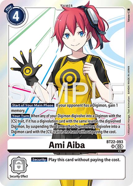 Ami Aiba [BT22-093] [Cyber Eden]