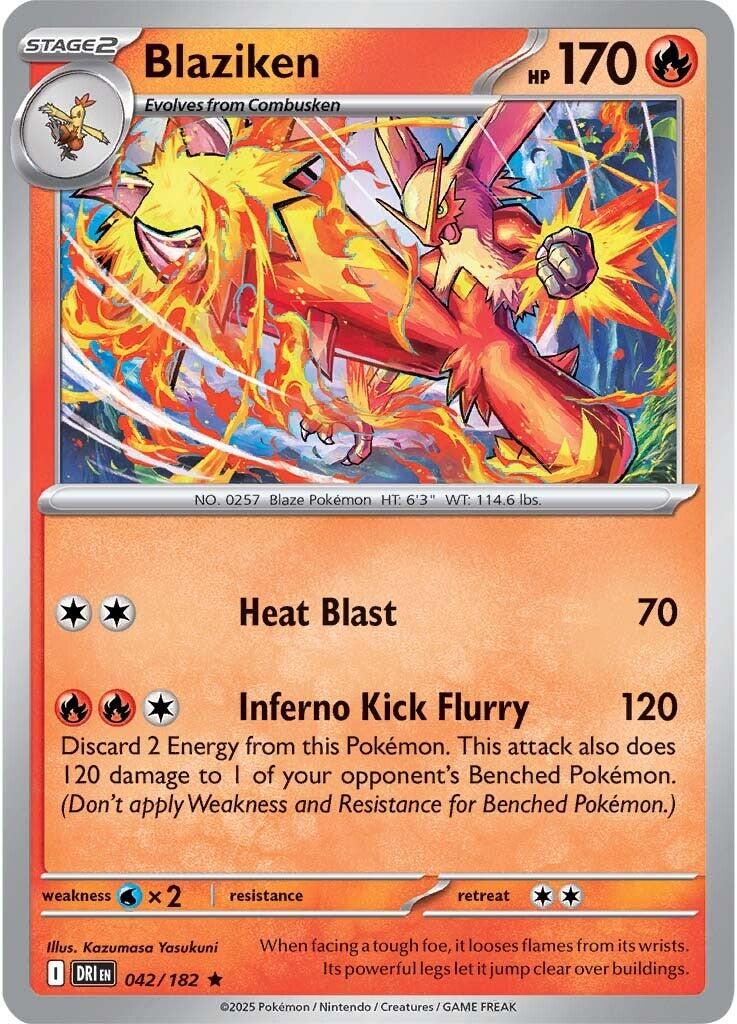 Blaziken (042/182) [Scarlet & Violet: Destined Rivals]