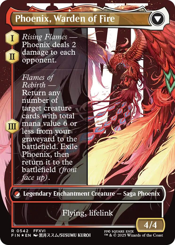 Joshua, Phoenix's Dominant (Borderless) (Surge Foil) [FINAL FANTASY]
