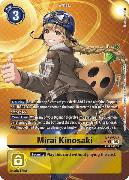 Mirai Kinosaki [EX9-067] (Alternate Art) [Versus Monsters]
