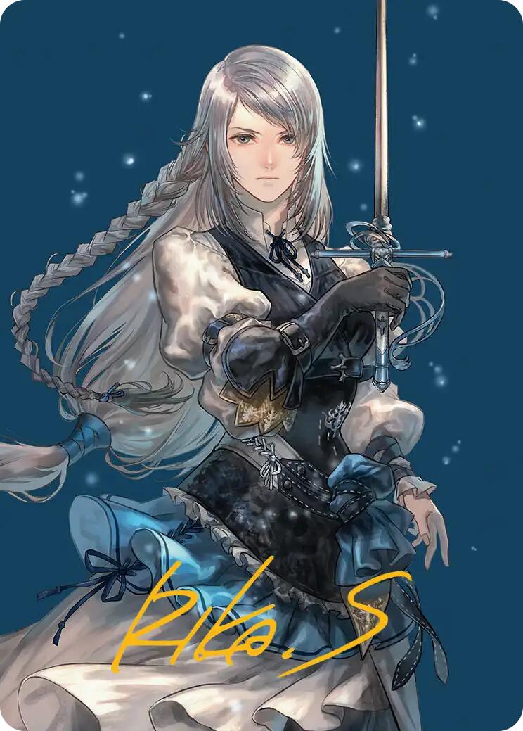 Jill, Shiva's Dominant Art Card (Gold-Stamped Signature) [FINAL FANTASY Art Series]