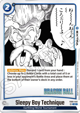 Sleepy Boy Technique [Manga Booster 01]