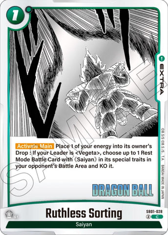 Ruthless Sorting [Manga Booster 01]