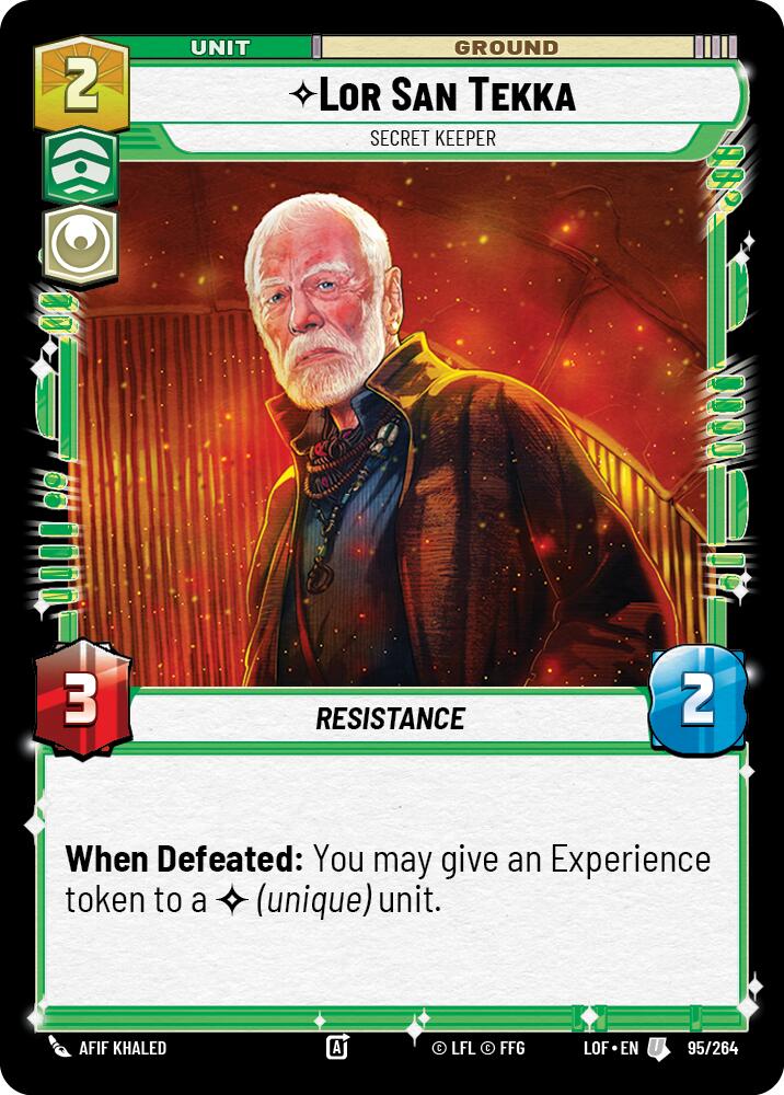 Lor San Tekka - Secret Keeper (95/264) (95/264) [Legends of the Force]