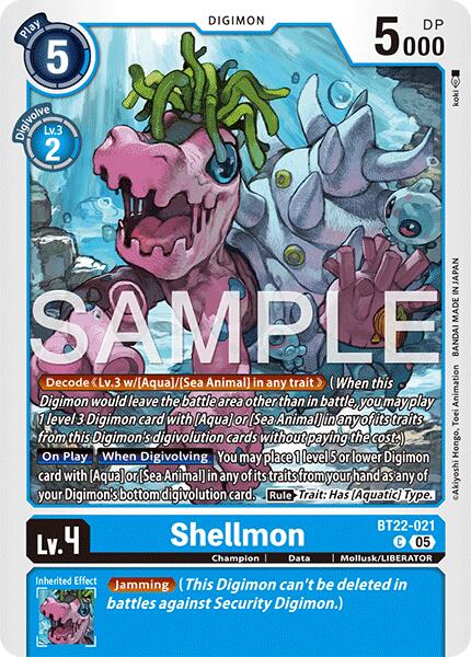 Shellmon [BT22-021] [Cyber Eden]