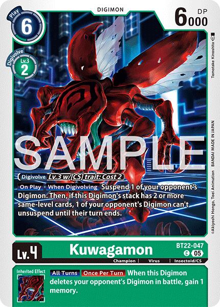 Kuwagamon [BT22-047] [Cyber Eden]