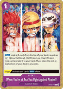 When You're at Sea You Fight against Pirates!! (2025 Pirates League Store) [Qualifier] [One Piece Promotion Cards]
