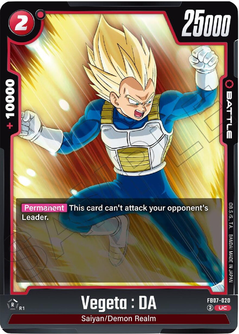 Vegeta : DA (FB07-020) [Wish For Shenron]