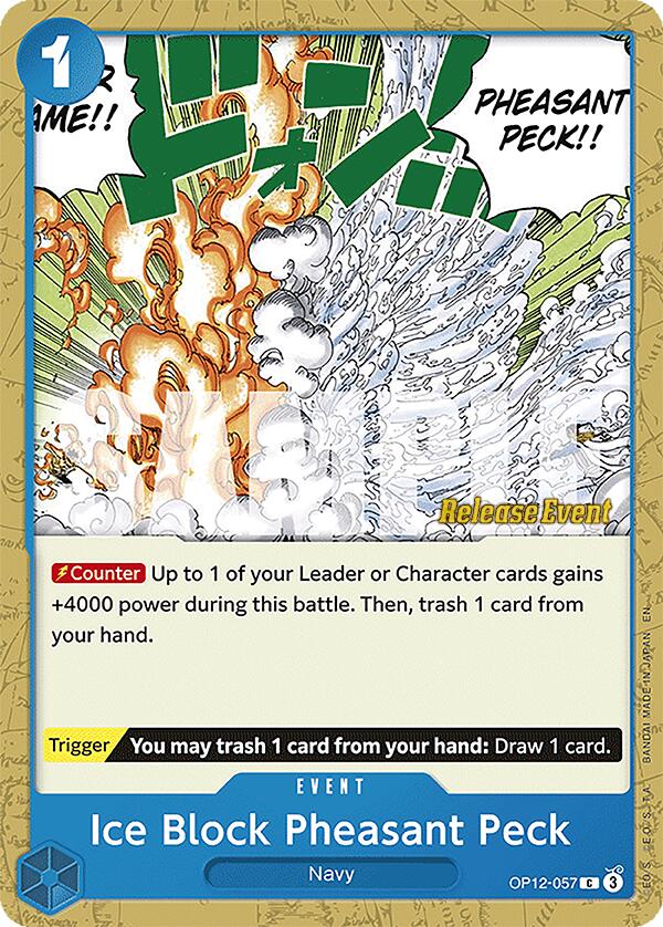 Ice Block Pheasant Peck [Legacy of the Master Release Event Cards]