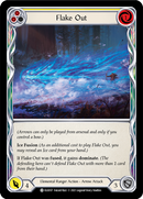 Flake Out (Yellow) [ELE057] (Tales of Aria)  1st Edition Rainbow Foil