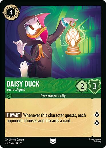 Daisy Duck - Secret Agent (93/204) [Fabled]